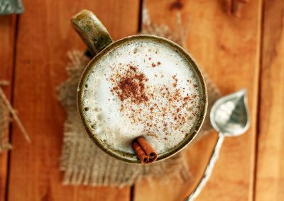 Vegan Gingerbread Tea Latte