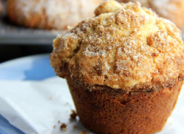 Maple Spice Muffins with Crumble Topping