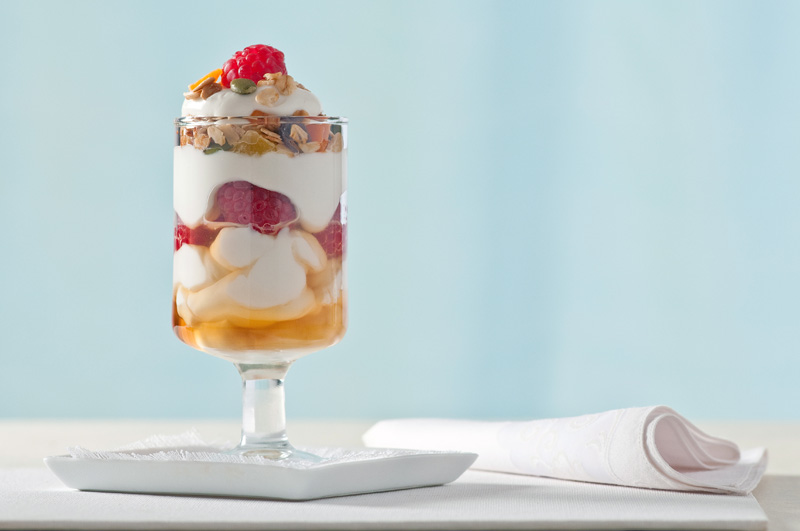 Peach Breakfast Parfait